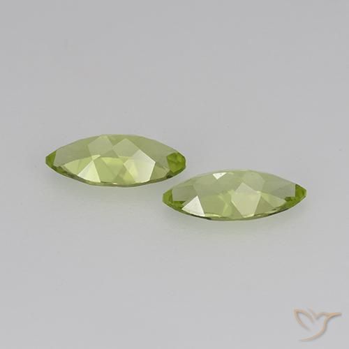 Shop natural 0.70ct 薄いライブリーグリーン ペリドット gems, マーキーズ, from 中国 at GemSelect. In stock, global shipping!