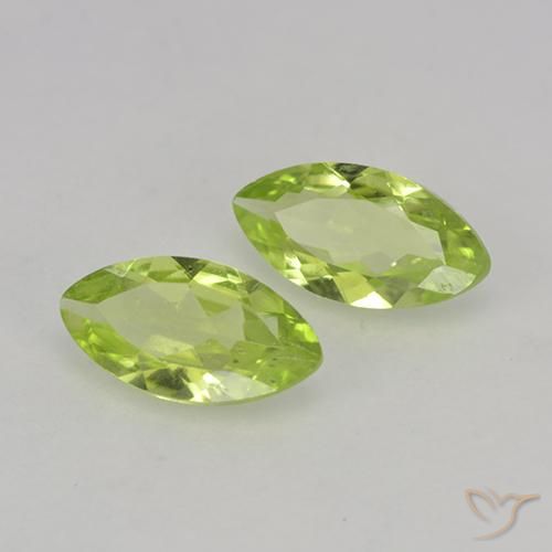 Shop natural 0.74ct ライトグリーン ペリドット gems, マーキーズ, from 中国 at GemSelect. In stock, global shipping!