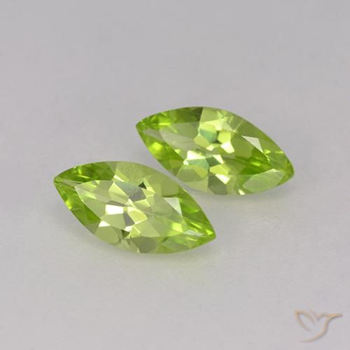 Shop natural 1.06ct ミディアムグリーン ペリドット gems, マーキーズ, from 中国 at GemSelect. In stock, global shipping!