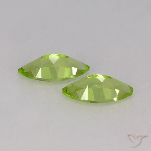 Shop natural 1.06ct ミディアムグリーン ペリドット gems, マーキーズ, from 中国 at GemSelect. In stock, global shipping!