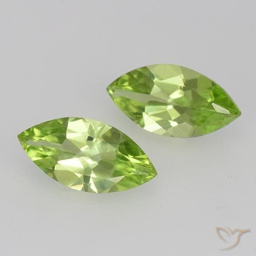 Shop natural 1.08ct 薄いライブリーグリーン ペリドット gems, マーキーズ, from 中国 at GemSelect. In stock, global shipping!