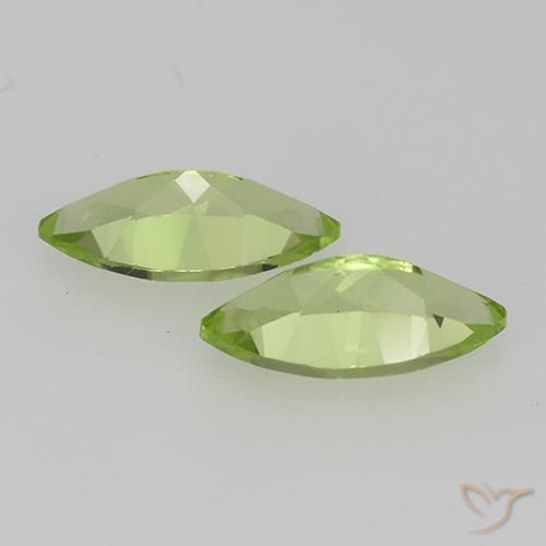 Shop natural 1.08ct 薄いライブリーグリーン ペリドット gems, マーキーズ, from 中国 at GemSelect. In stock, global shipping!