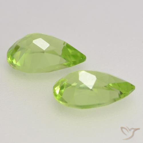 Shop natural 0.86ct 薄いライブリーグリーン ペリドット gems, 洋梨の形, from 中国 at GemSelect. In stock, global shipping!