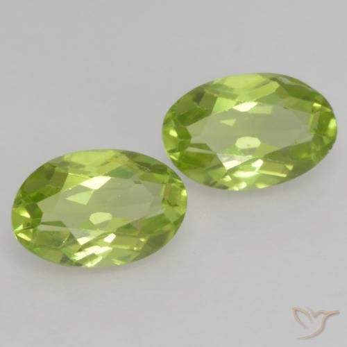 Shop natural 0.97ct 薄いライブリーグリーン ペリドット gems, 楕円形, from 中国 at GemSelect. In stock, global shipping!