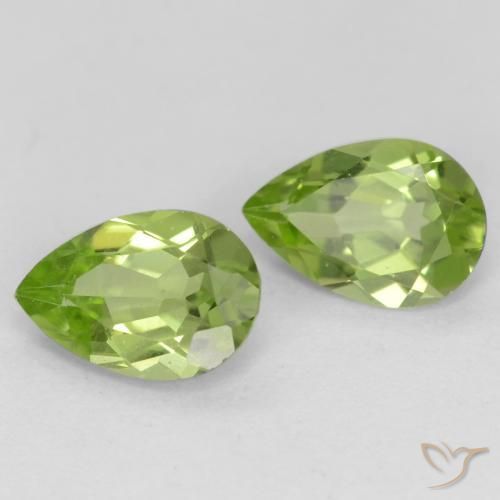 Shop natural 0.83ct 薄いライブリーグリーン ペリドット gems, 洋梨の形, from 中国 at GemSelect. In stock, global shipping!