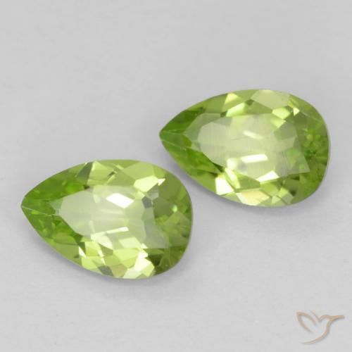 Shop natural 0.86ct 薄いライブリーグリーン ペリドット gems, 洋梨の形, from 中国 at GemSelect. In stock, global shipping!