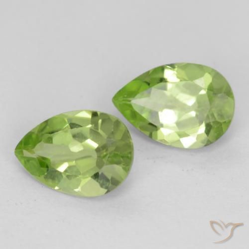 Shop natural 0.85ct 薄いライブリーグリーン ペリドット gems, 洋梨の形, from 中国 at GemSelect. In stock, global shipping!