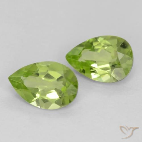 Shop natural 0.79ct 薄いライブリーグリーン ペリドット gems, 洋梨の形, from 中国 at GemSelect. In stock, global shipping!