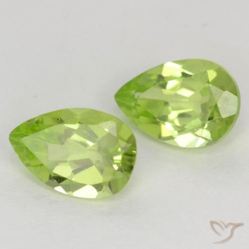 Shop natural 0.98ct 薄いライブリーグリーン ペリドット gems, 洋梨の形, from 中国 at GemSelect. In stock, global shipping!
