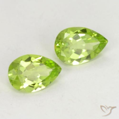 Shop natural 0.88ct 薄いライブリーグリーン ペリドット gems, 洋梨の形, from 中国 at GemSelect. In stock, global shipping!