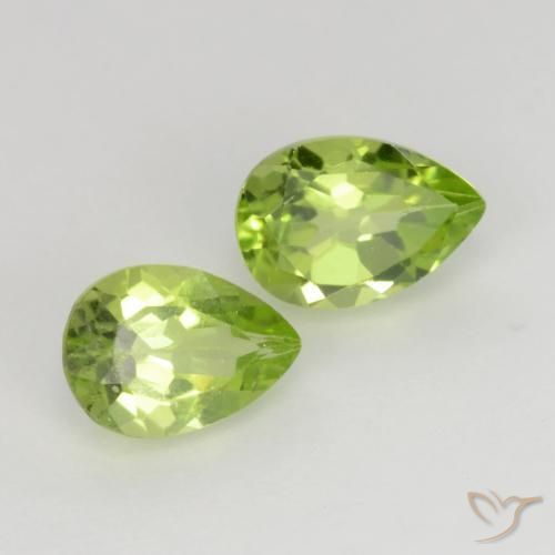 Shop natural 0.91ct 薄いライブリーグリーン ペリドット gems, 洋梨の形, from 中国 at GemSelect. In stock, global shipping!