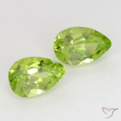 Shop natural 0.91ct 薄いライブリーグリーン ペリドット gems, 洋梨の形, from 中国 at GemSelect. In stock, global shipping!
