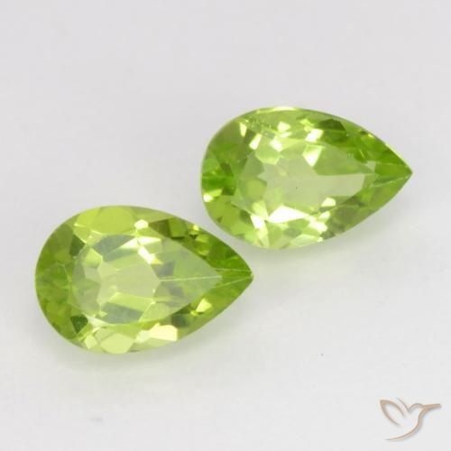 Shop natural 1.01ct 薄いライブリーグリーン ペリドット gems, 洋梨の形, from 中国 at GemSelect. In stock, global shipping!