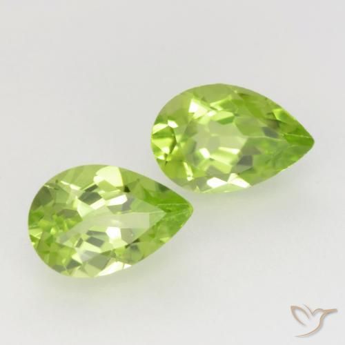 Shop natural 0.96ct 薄いライブリーグリーン ペリドット gems, 洋梨の形, from 中国 at GemSelect. In stock, global shipping!