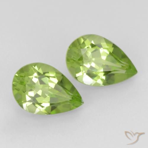 Shop natural 0.89ct 薄いライブリーグリーン ペリドット gems, 洋梨の形, from 中国 at GemSelect. In stock, global shipping!