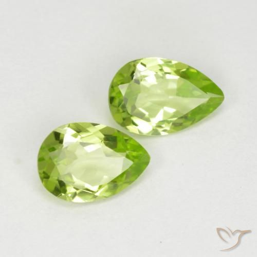 Shop natural 0.87ct 薄いライブリーグリーン ペリドット gems, 洋梨の形, from 中国 at GemSelect. In stock, global shipping!