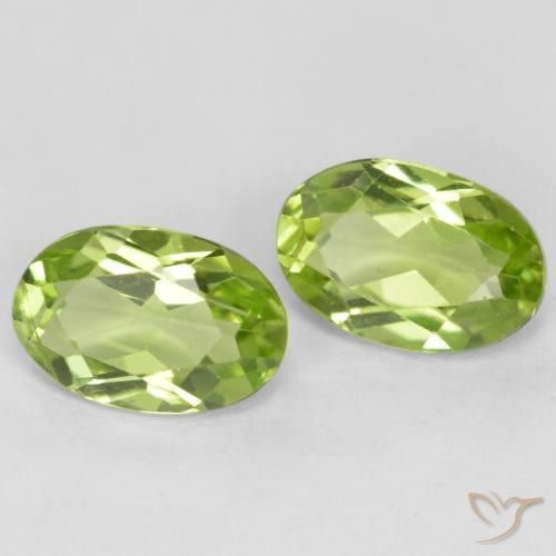 Shop natural 0.97ct 薄いライブリーグリーン ペリドット gems, 楕円形, from 中国 at GemSelect. In stock, global shipping!