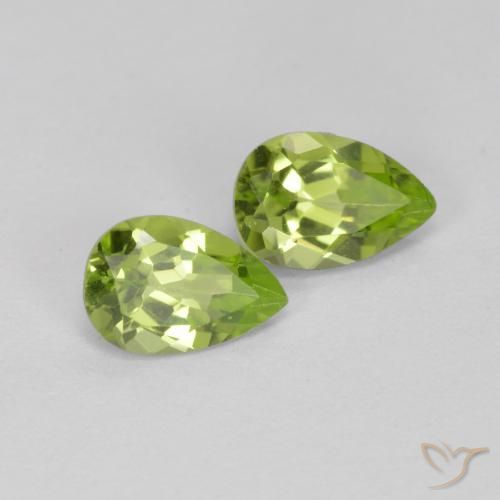Shop natural 0.84ct ライブリーグリーン ペリドット gems, 洋梨の形, from 中国 at GemSelect. In stock, global shipping!