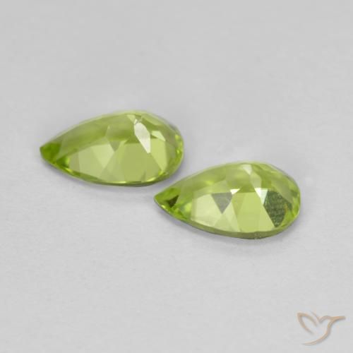 Shop natural 0.84ct ライブリーグリーン ペリドット gems, 洋梨の形, from 中国 at GemSelect. In stock, global shipping!