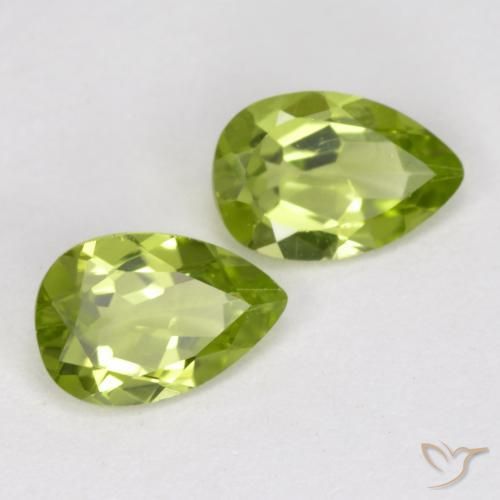 Shop natural 0.83ct ライブリーグリーン ペリドット gems, 洋梨の形, from 中国 at GemSelect. In stock, global shipping!