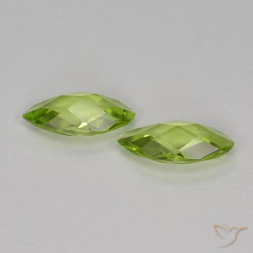 Shop natural 1.00ct ミディアムグリーン ペリドット gems, マーキーズ, from 中国 at GemSelect. In stock, global shipping!