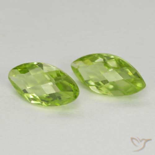 Shop natural 1.31ct 薄いライブリーグリーン ペリドット gems, マーキーズ, from 中国 at GemSelect. In stock, global shipping!