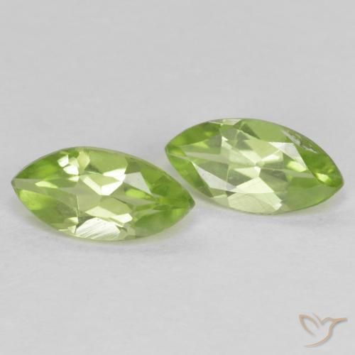 Shop natural 1.10ct 薄いライブリーグリーン ペリドット gems, マーキーズ, from 中国 at GemSelect. In stock, global shipping!