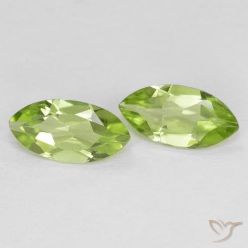 Shop natural 1.10ct 薄いライブリーグリーン ペリドット gems, マーキーズ, from 中国 at GemSelect. In stock, global shipping!