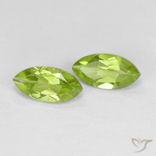 Shop natural 1.25ct ミディアムグリーン ペリドット gems, マーキーズ, from 中国 at GemSelect. In stock, global shipping!