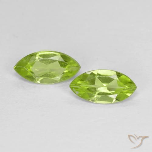 Shop natural 1.09ct ミディアムグリーン ペリドット gems, マーキーズ, from 中国 at GemSelect. In stock, global shipping!