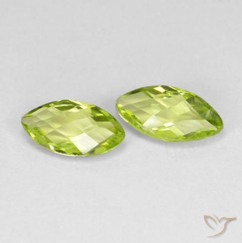 Shop natural 1.34ct 黄みがかったグリーン ペリドット gems, マーキーズ, from 中国 at GemSelect. In stock, global shipping!