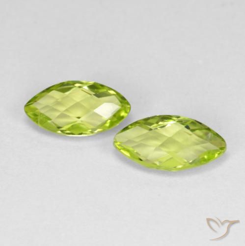 Shop natural 1.34ct 黄みがかったグリーン ペリドット gems, マーキーズ, from 中国 at GemSelect. In stock, global shipping!