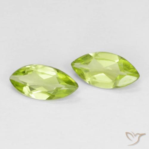 Shop natural 0.99ct ミディアムグリーン ペリドット gems, マーキーズ, from 中国 at GemSelect. In stock, global shipping!