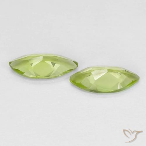Shop natural 0.99ct ミディアムグリーン ペリドット gems, マーキーズ, from 中国 at GemSelect. In stock, global shipping!