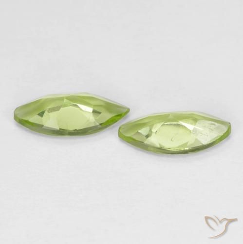 Shop natural 0.93ct 薄いライブリーグリーン ペリドット gems, マーキーズ, from 中国 at GemSelect. In stock, global shipping!