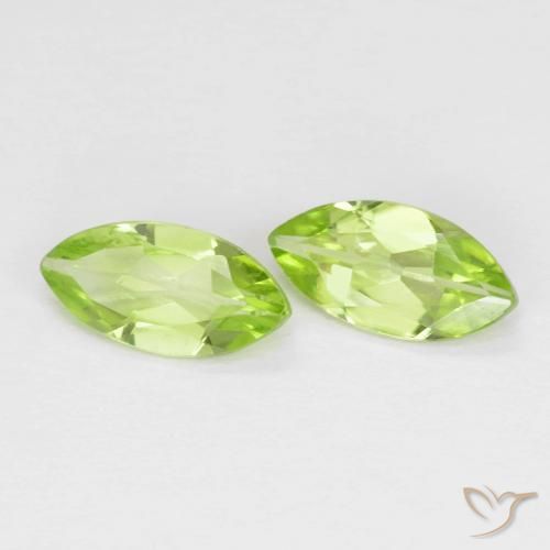 Shop natural 1.09ct 薄いライブリーグリーン ペリドット gems, マーキーズ, from 中国 at GemSelect. In stock, global shipping!