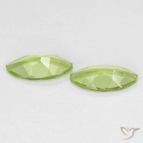 Shop natural 1.09ct 薄いライブリーグリーン ペリドット gems, マーキーズ, from 中国 at GemSelect. In stock, global shipping!
