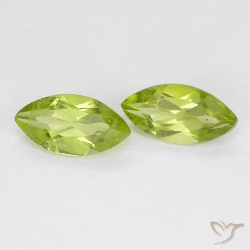 Shop natural 1.24ct 黄みがかったグリーン ペリドット gems, マーキーズ, from 中国 at GemSelect. In stock, global shipping!