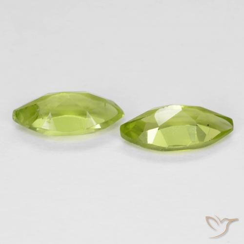 Shop natural 1.24ct 黄みがかったグリーン ペリドット gems, マーキーズ, from 中国 at GemSelect. In stock, global shipping!