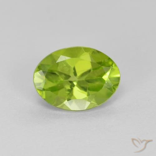 1.16ct 天然 ライブリーグリーン ペリドット, 楕円形, VS