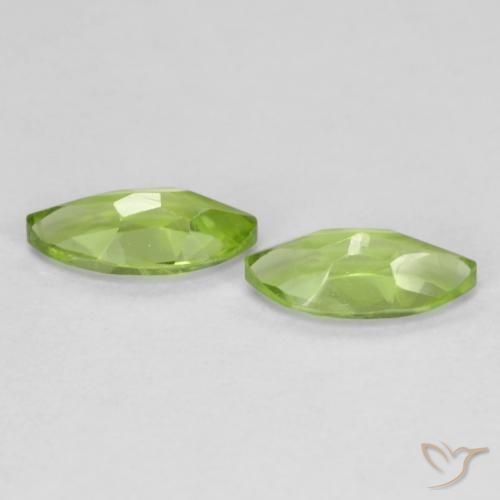 Shop natural 1.26ct 薄いライブリーグリーン ペリドット gems, マーキーズ, from 中国 at GemSelect. In stock, global shipping!