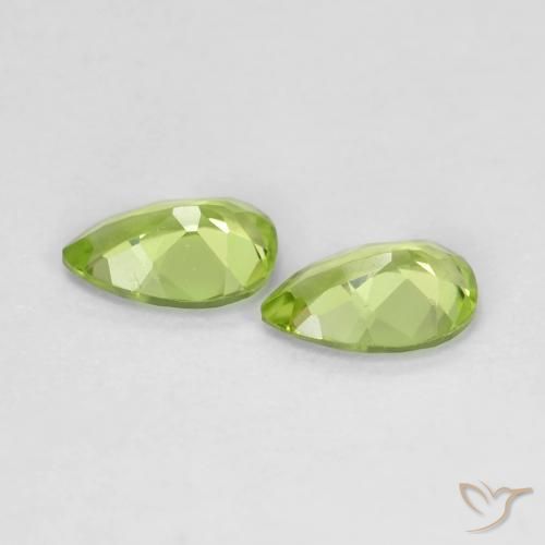 Shop natural 0.85ct ミディアムグリーン ペリドット gems, 洋梨の形, from 中国 at GemSelect. In stock, global shipping!