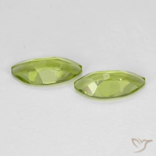 Shop natural 1.20ct 薄いライブリーグリーン ペリドット gems, マーキーズ, from 中国 at GemSelect. In stock, global shipping!