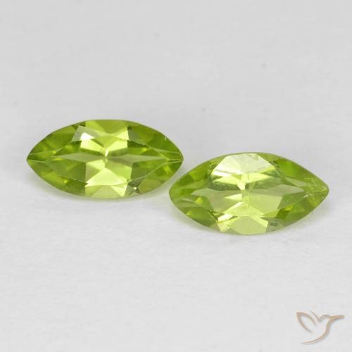 Shop natural 1.31ct 鮮やかなグリーン ペリドット gems, マーキーズ, from 中国 at GemSelect. In stock, global shipping!
