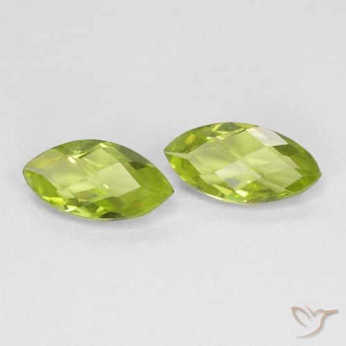Shop natural 1.24ct ミディアムグリーン ペリドット gems, マーキーズ, from 中国 at GemSelect. In stock, global shipping!
