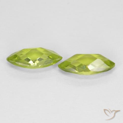 Shop natural 1.24ct ミディアムグリーン ペリドット gems, マーキーズ, from 中国 at GemSelect. In stock, global shipping!