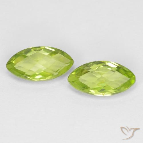 Shop natural 1.26ct 黄みがかったグリーン ペリドット gems, マーキーズ, from 中国 at GemSelect. In stock, global shipping!