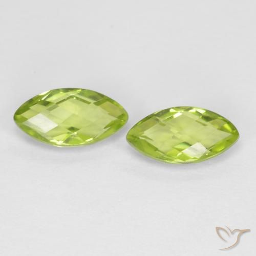 Shop natural 1.33ct 黄みがかったグリーン ペリドット gems, マーキーズ, from 中国 at GemSelect. In stock, global shipping!