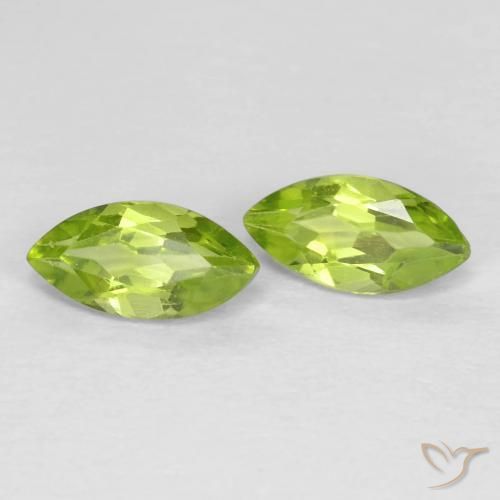 Shop natural 1.25ct 鮮やかなグリーン ペリドット gems, マーキーズ, from 中国 at GemSelect. In stock, global shipping!