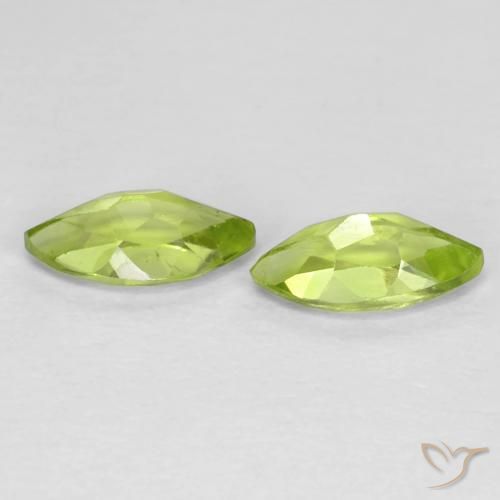 Shop natural 1.25ct 鮮やかなグリーン ペリドット gems, マーキーズ, from 中国 at GemSelect. In stock, global shipping!